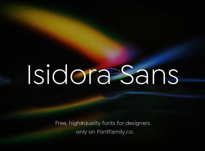 Isidora Sans Font