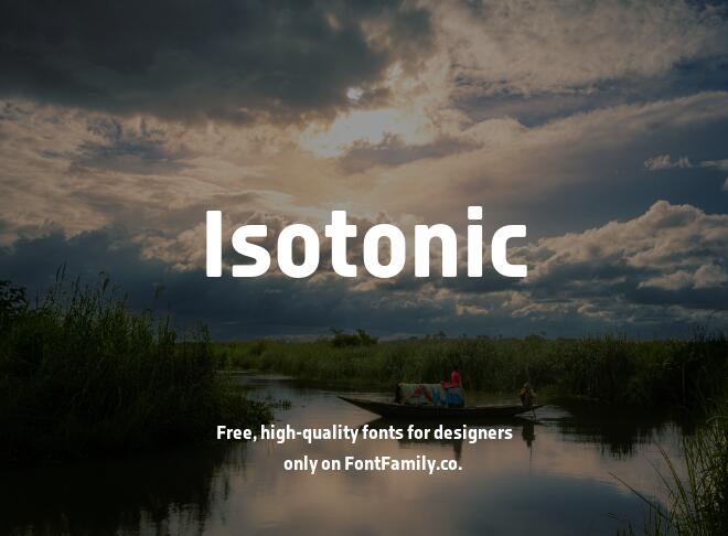 Isotonic Font