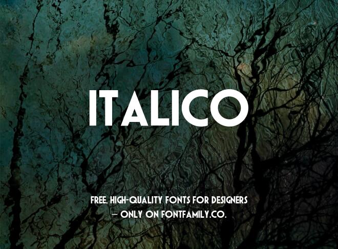 Italico Font
