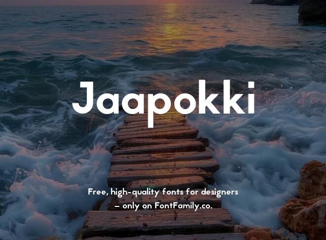Jaapokki Font