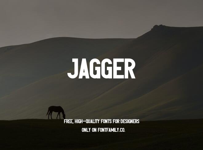 Jagger Font