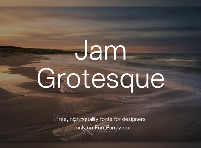 Jam Grotesque Font