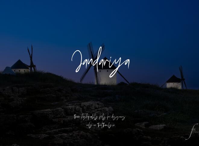 Jandariya Font