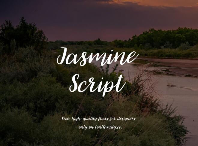 Jasmine Script Font