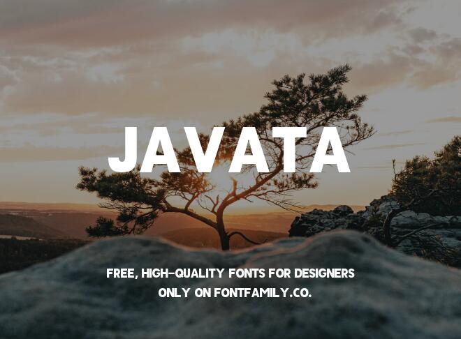Javata Font