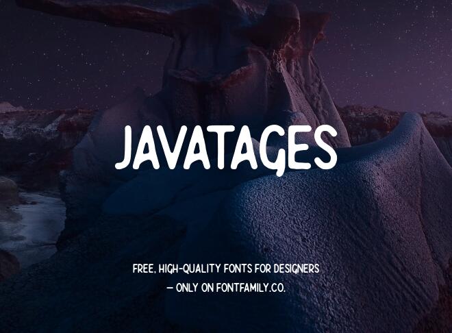 Javatages Font