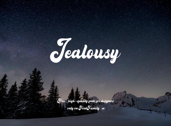 Jealousy Font