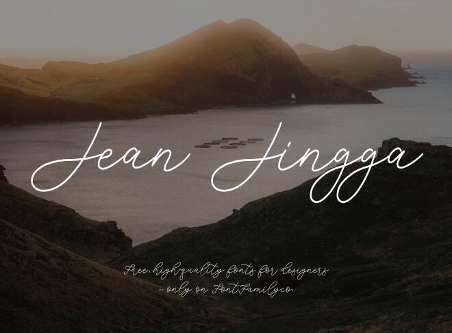 Jean Jingga Font