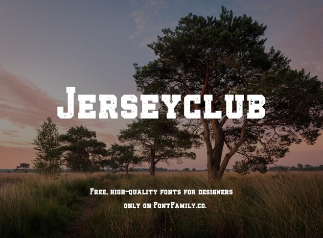 Jerseyclub Font