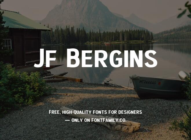 Jf Bergins Font