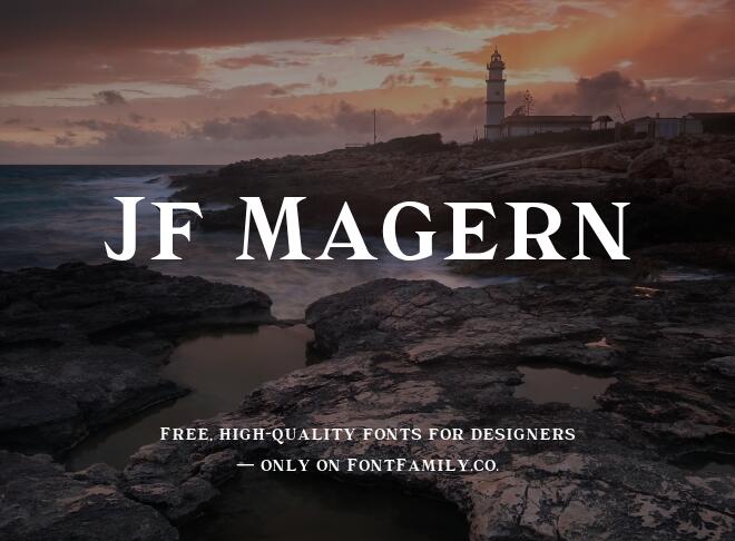Jf Magern Font