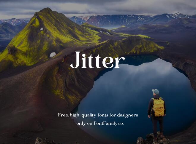 Jitter Font