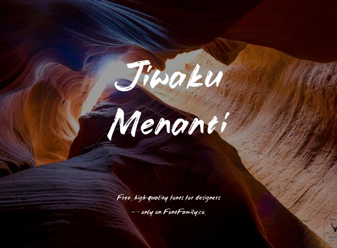 Jiwaku Menanti Font