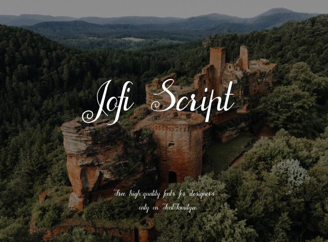 Jofi Script Font