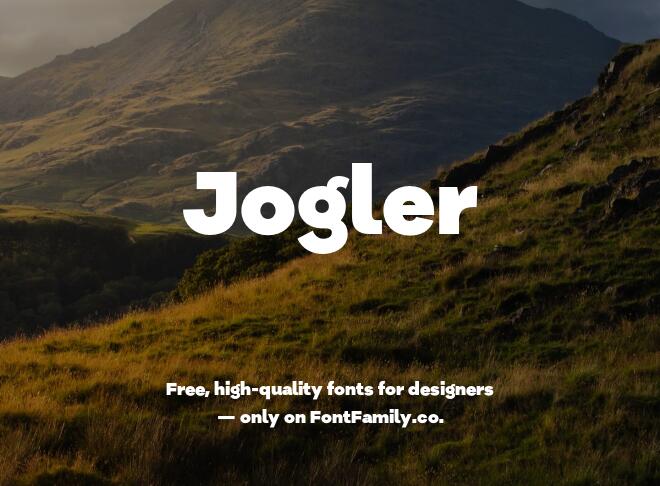 Jogler Font