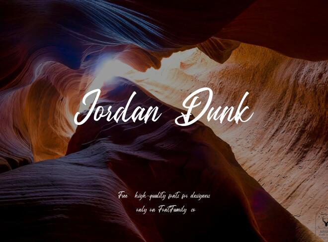 Jordan Dunk Font