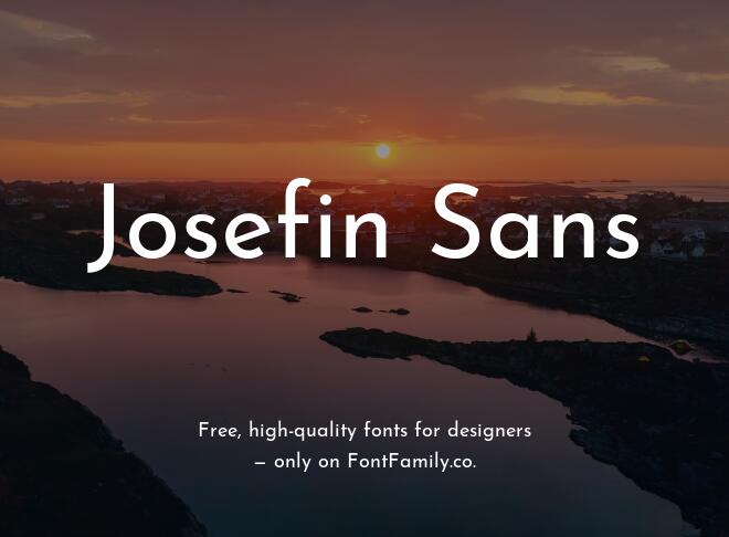 Josefin Sans Font