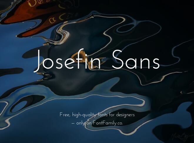 Josefin Sans Font