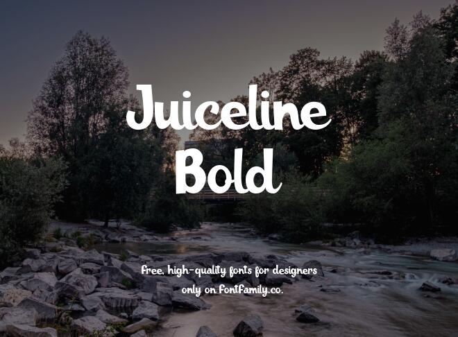 Juiceline Bold Font