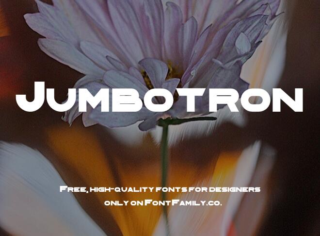 Jumbotron Font