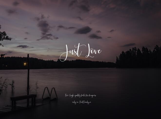 Just Love Font
