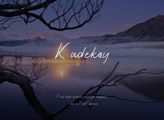 Kadekoy Font