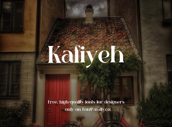 Kafiyeh Font