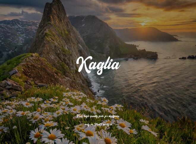 Kaglia Font