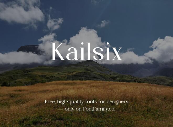 Kailsix Font