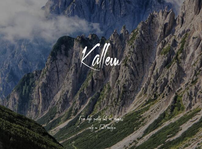 Kallem Font
