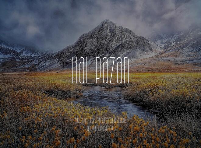 Kalpazan Font