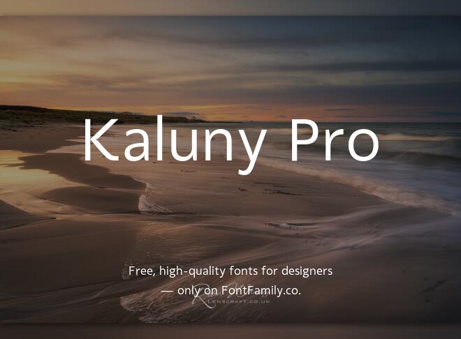 Kaluny Pro Font