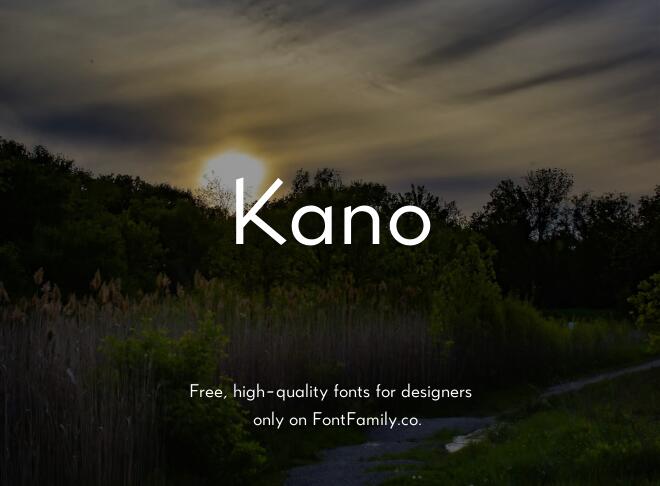 Kano Font