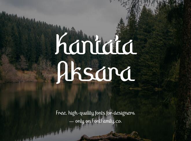 Kantata Aksara Font