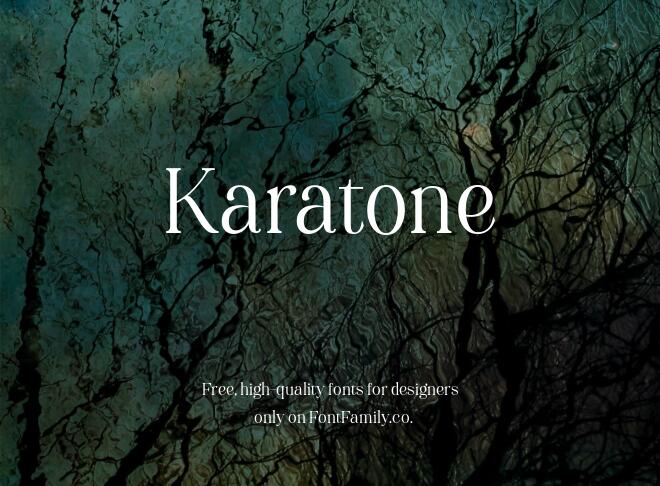 Karatone Font