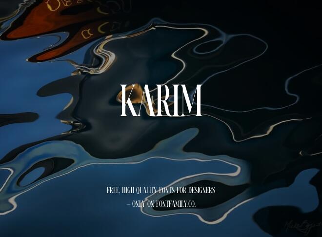 Karim Font