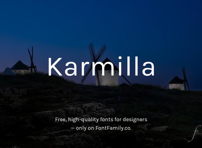Karmilla Font