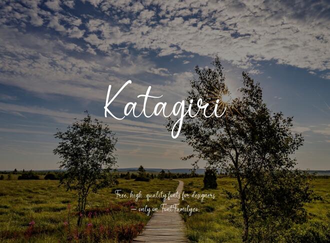 Katagiri Font