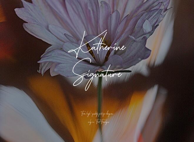 Katherine Signature Font