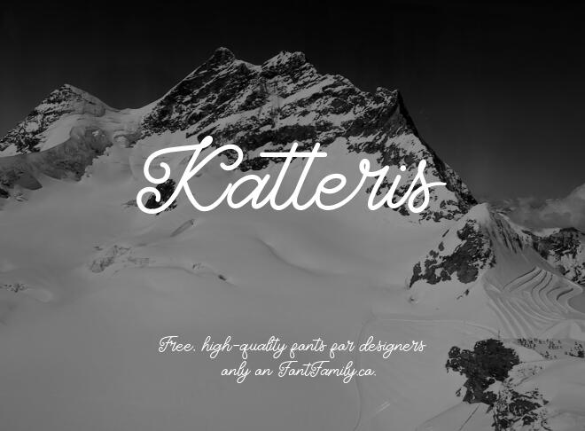 Katteris Font