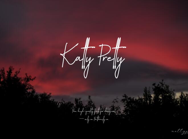 Katty Pretty Font