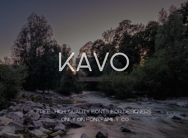 Kavo Font