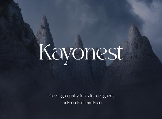 Kayonest Font