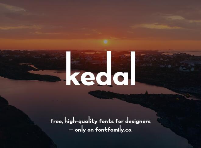 Kedal Font