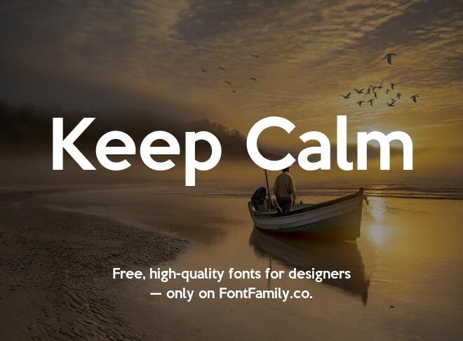Keep Calm Font