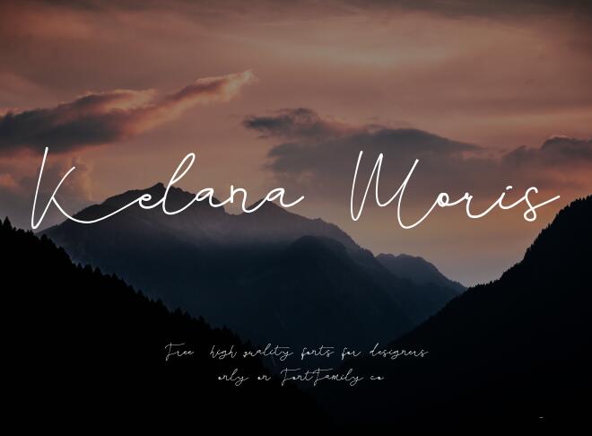 Kelana Moris Font