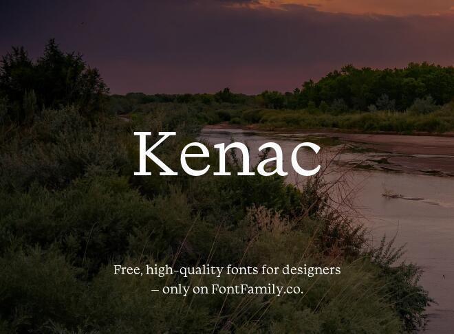 Kenac Font