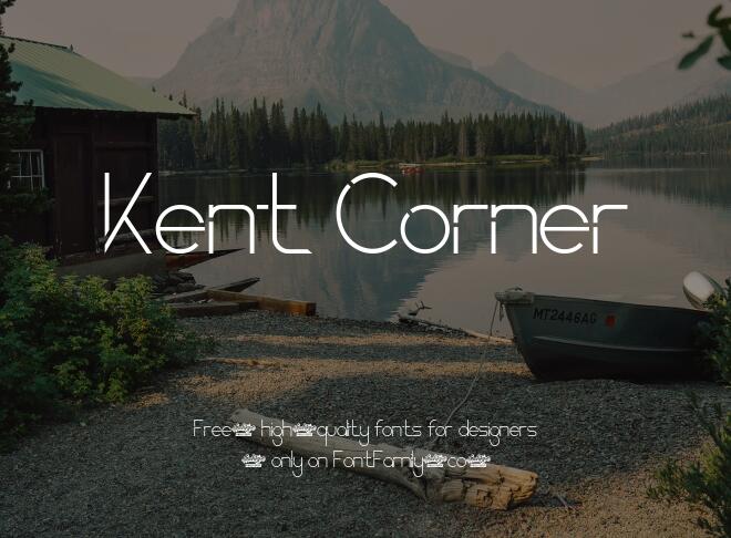 Kent Corner Font