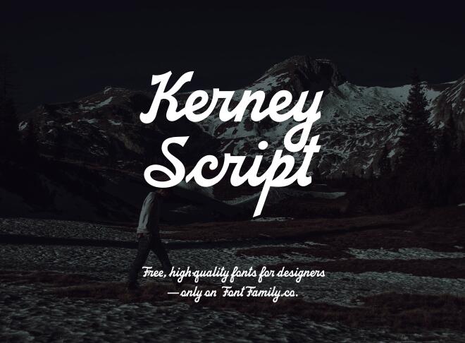 Kerney Script Font