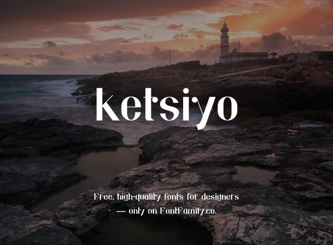Ketsiyo Font